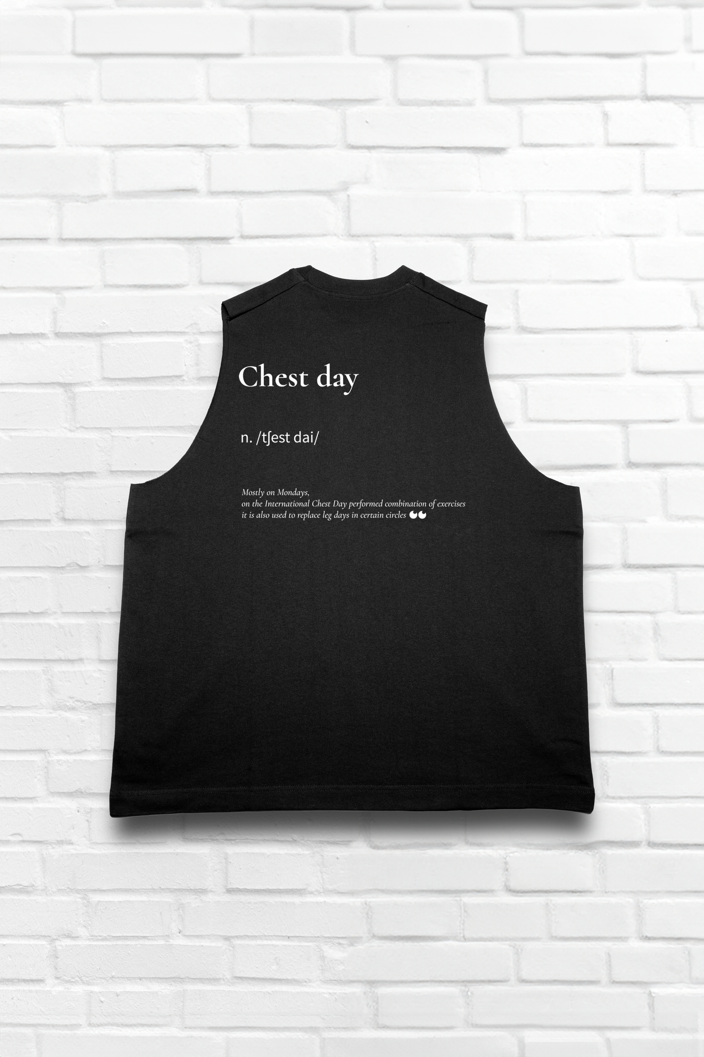 Heavy Oversized Vest CHEST DAY